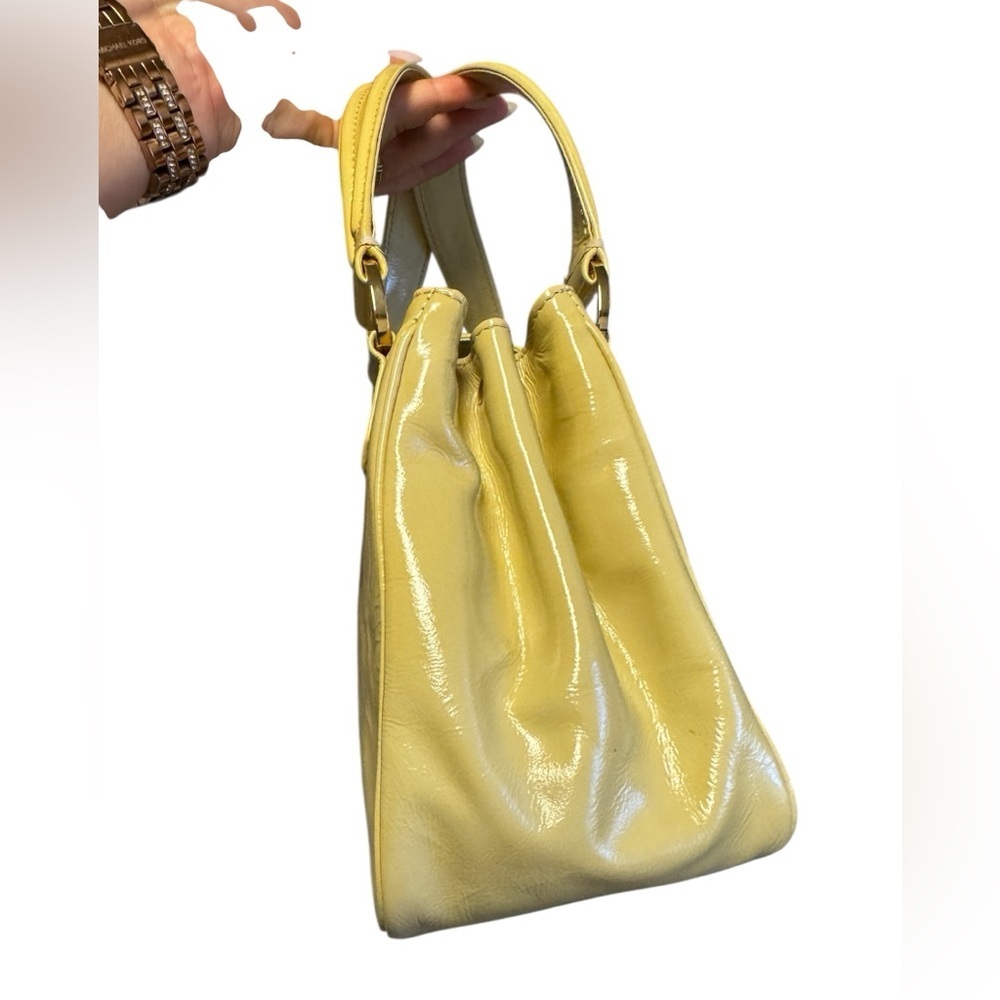 LOUIS VUITTON Vernis Cruise line Sac Picolour Hand Bag Beige/yellow - Picture 4 of 14